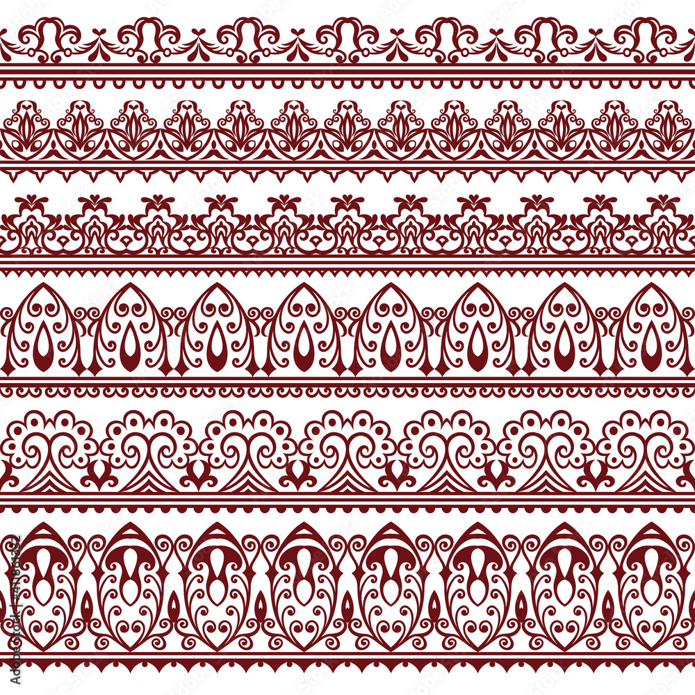 Vector abstract decorative ethnic stripes Vector abstract decorative ethnic stripes
