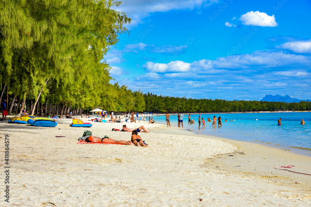 Obraz premium heavenly landscape on mauritius island