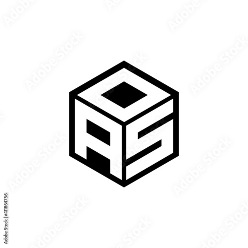 ASD letter logo design with white background in illustrator, cube logo, vector logo, modern alphabet font overlap style. calligraphy designs for logo, Poster, Invitation, etc.
