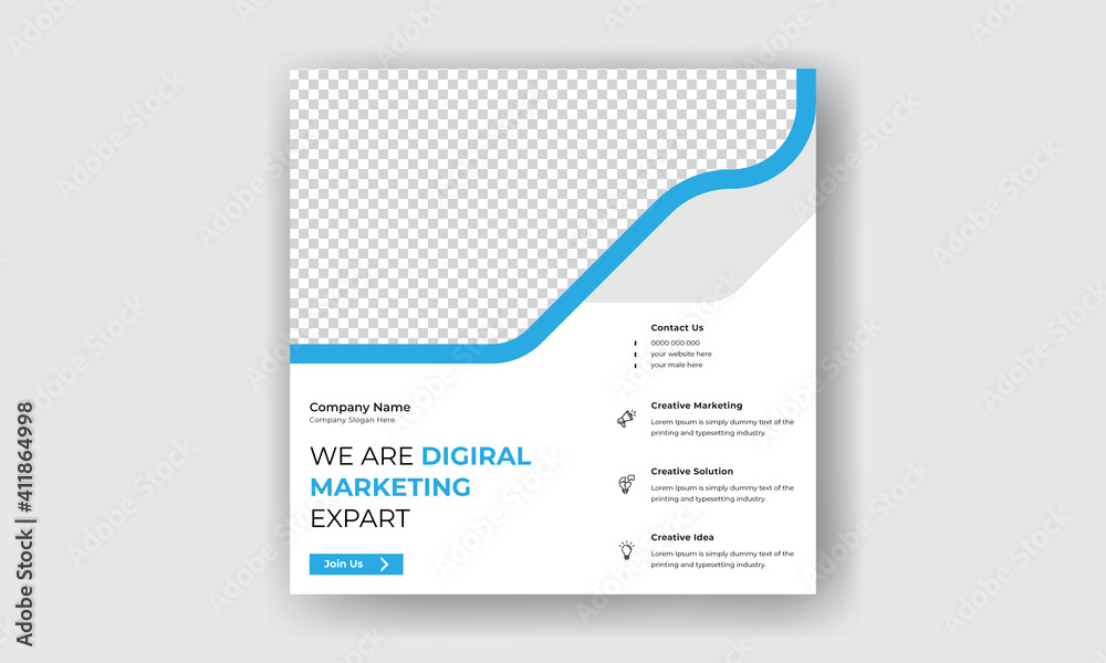 Digital Marketing Agency. Social media post banner template for your business. Digital corporate business marketing banner Digital Marketing Agency. Social media post banner template for your business. Digital corporate business marketing banner
