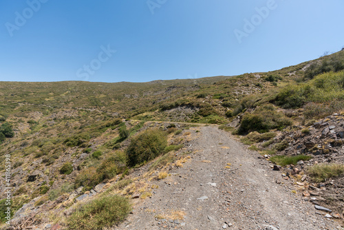 dirt road in Sierra Nevada