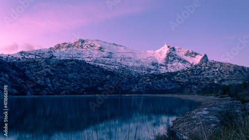 Nieve en Cúber (Mallorca)