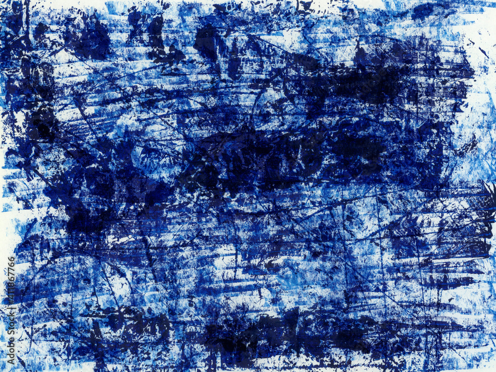 Obraz premium Abstract background with dark blue typographic oil paint.