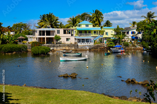 heavenly landscape on mauritius island