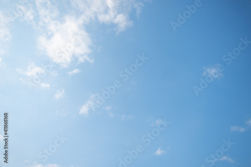  Blue sky and clouds in the weather day outdoor nature environment abstract background