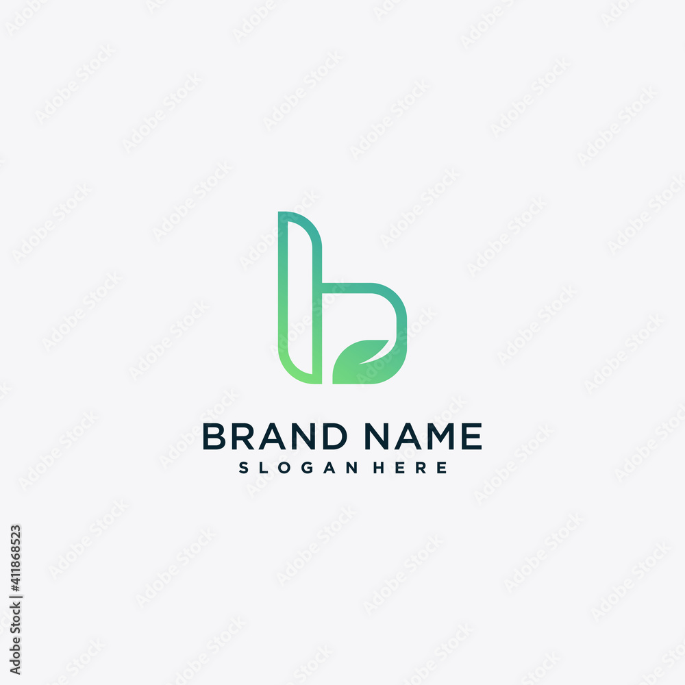 Letter logo with initial B with creative concept Premium Vector part 2