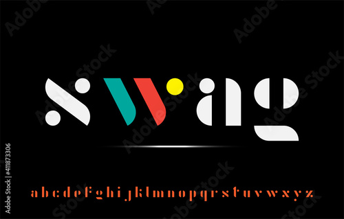 calligraphy alphabet small lettering a to z font family on black background