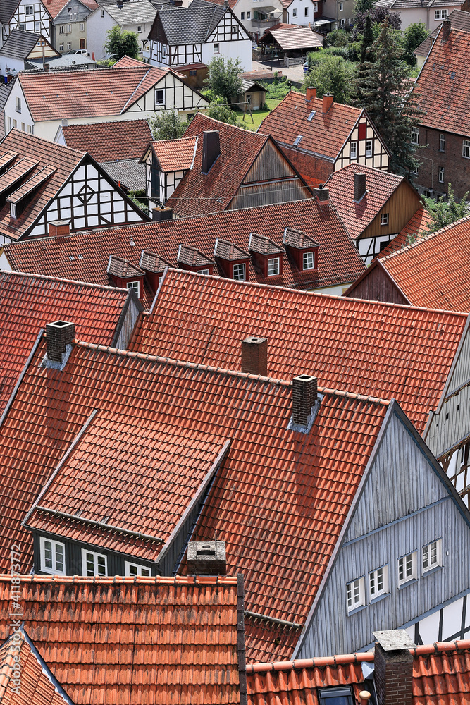 Die Hansestadt Warburg im Kreis Höxter, Nordrhein-Westfalen. Die Hansestadt Warburg im Kreis Höxter, Nordrhein-Westfalen.