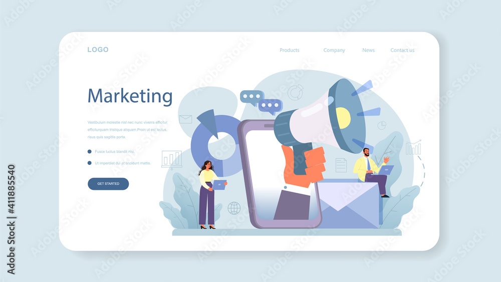 Marketing research web banner or landing page set. Statistics analysis Marketing research web banner or landing page set. Statistics analysis