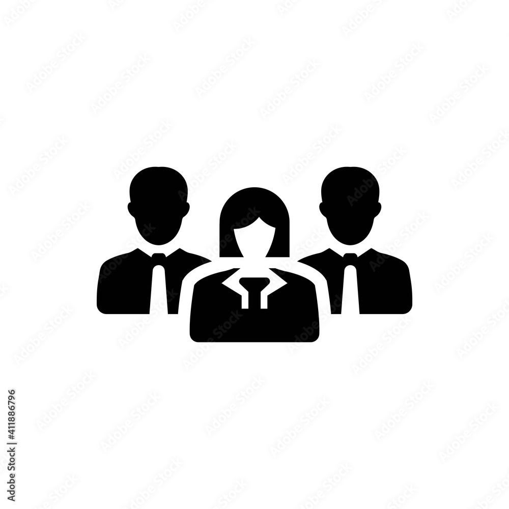 Woman leader icon Woman leader icon