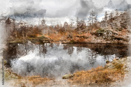Majestic Winter landscape i...