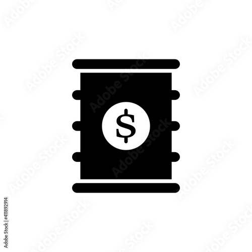 Oil Barrel Icon Design Vector Template Illustration
