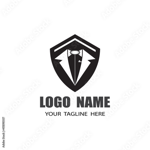 Free Download Tuxedo Logo Template vector symbol nature - GFXLoad