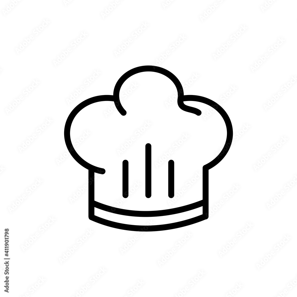 Chef Hat Icon Design Vector Template Illustration Chef Hat Icon Design Vector Template Illustration