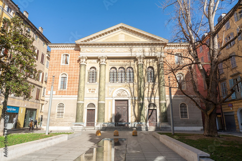 Jewish ghetto synagogue piazza mazzini modena photo