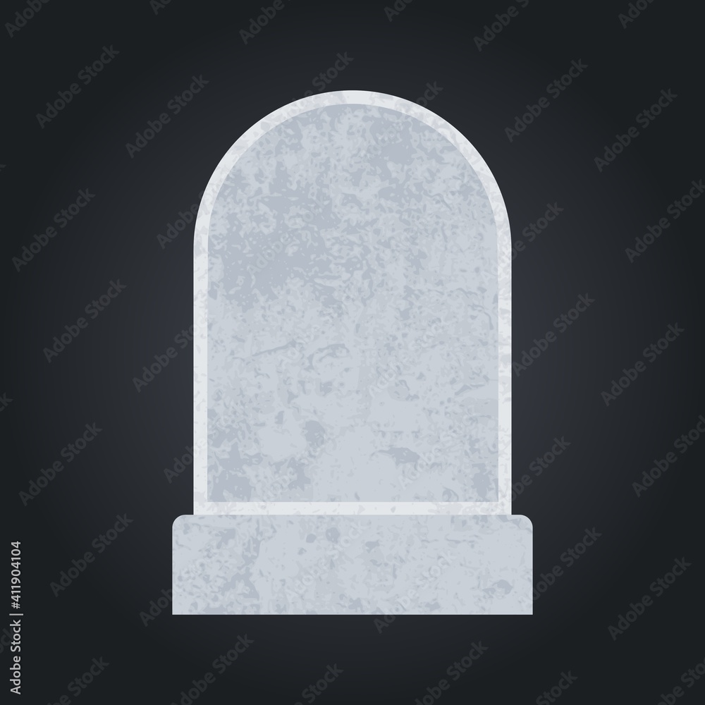 Blank grave stone template Stock Vector | Adobe Stock