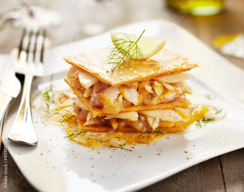 millefeuille eglefin