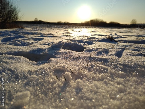 landscape with snow © Анна Бросалова