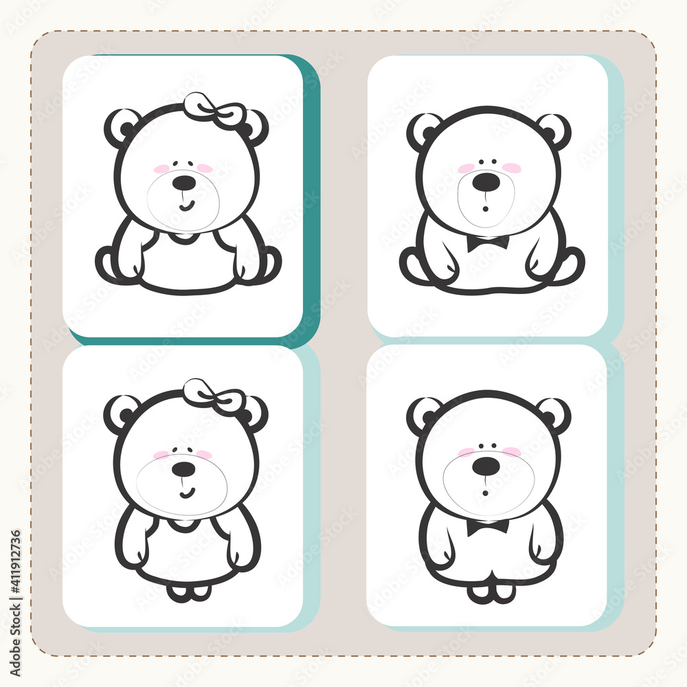 Teddy Bear Character Design Teddy Bear Character Design