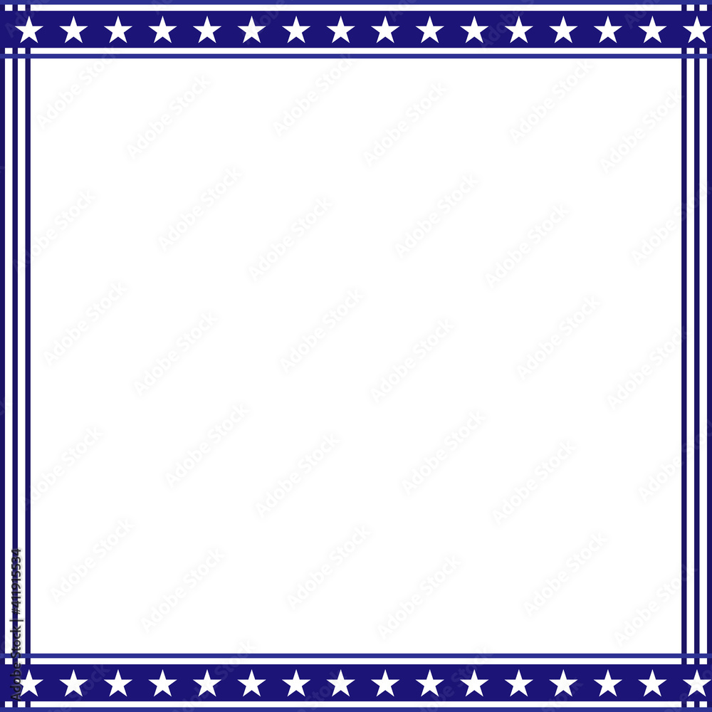 Patriotic border divider american usa flag. Patriotic border divider american usa flag.