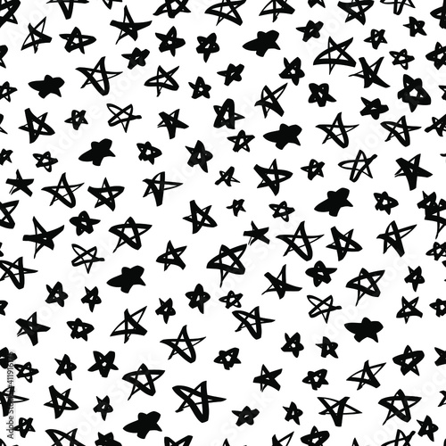 Abstract scribble doodle st...