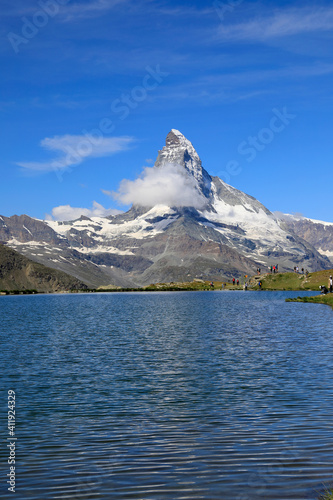 Matterhorn mountain in the swiss alps