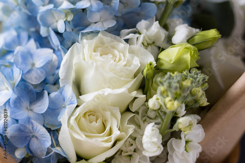 Beautiful flower bouquet close up