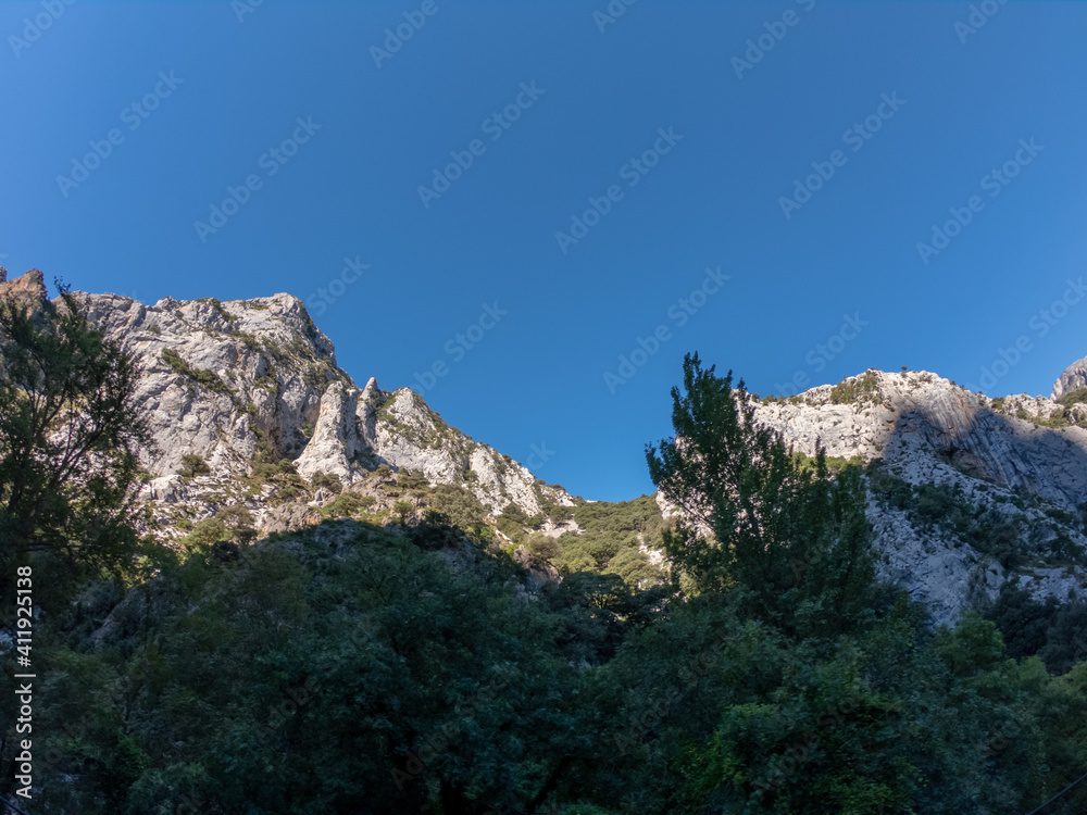 The Picos de Europa (Peaks of Europe) a mountain range part of the Cantabrian Mountains in northern Spain. The Picos de Europa (Peaks of Europe) a mountain range part of the Cantabrian Mountains in northern Spain.