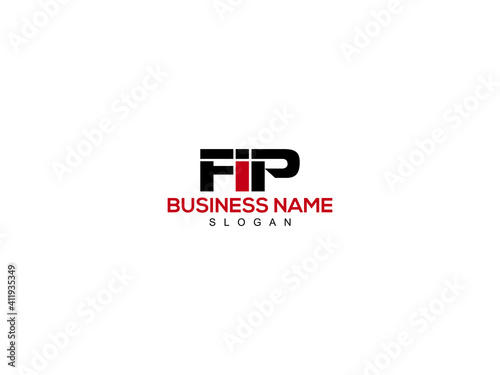 FIP Letter Type logo Icon Vector photo