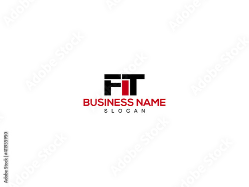 FIT Letter Type logo Icon Vector