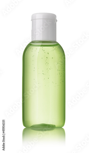 Bottle of antiseptic aloe vera gel