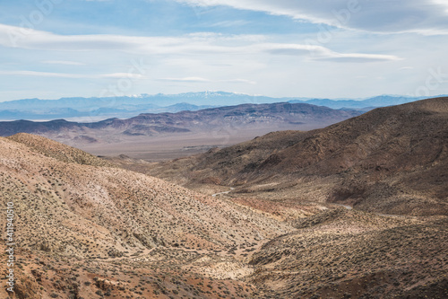 Sunny view of Death Valley, California