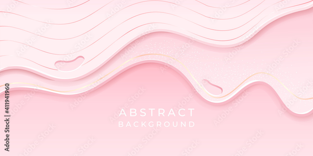 Abstract paper cut slime background.