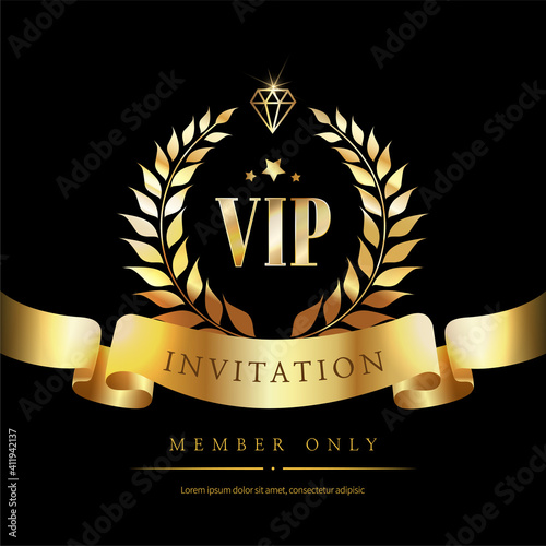 Luxury vip invitations and coupon backgrounds.