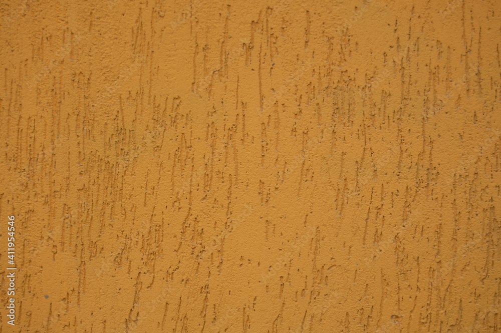 The texture of the orange embossed wall
