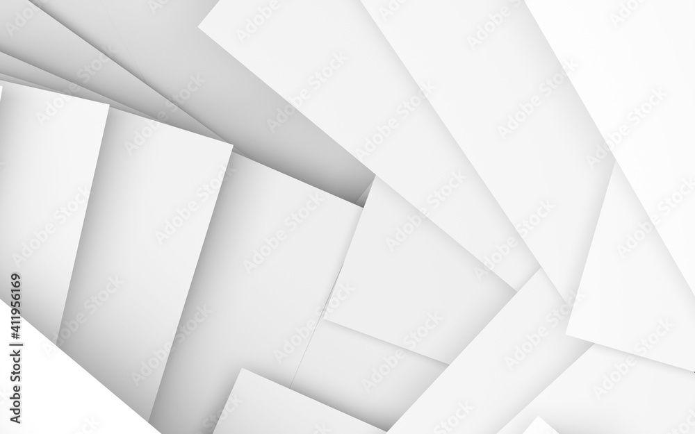 Abstract white background, blank paper sheets pattern Abstract white background, blank paper sheets pattern