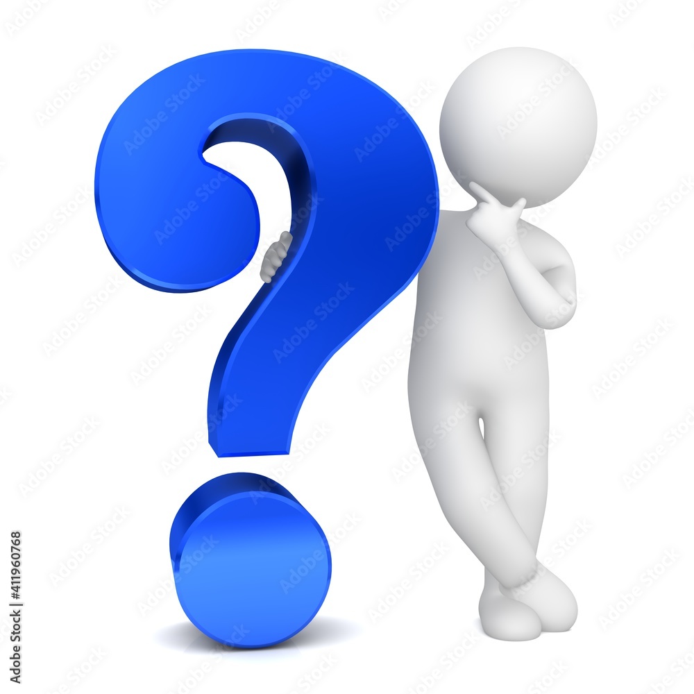 Help sign question mark blue symbol assistance support icon 3d rendering Help sign question mark blue symbol assistance support icon 3d rendering