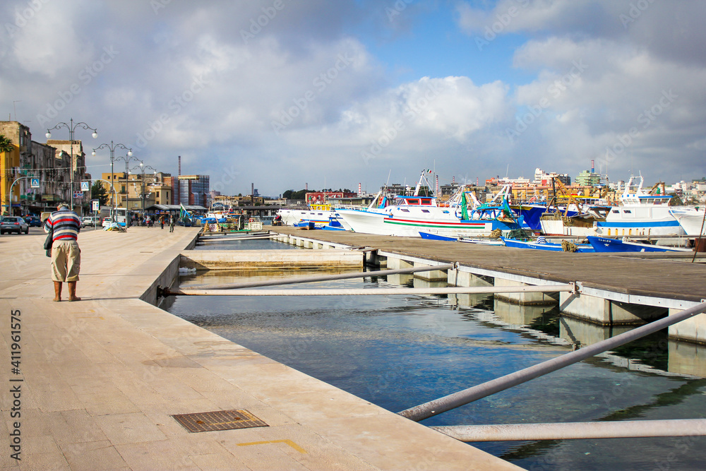 Taranto and its ports, Apulia, Italy
