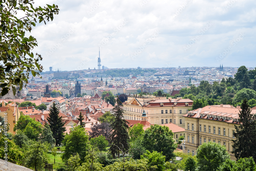 Prague. Czech Republic. June 19, 2015 View of the old town