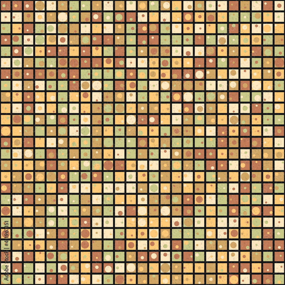 Fototapeta premium Abstract Geometric Pattern generative computational art illustration