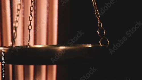 scales with background books