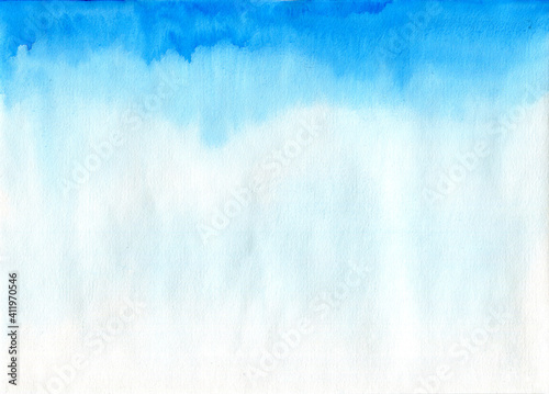 blue abstract watercolor background design