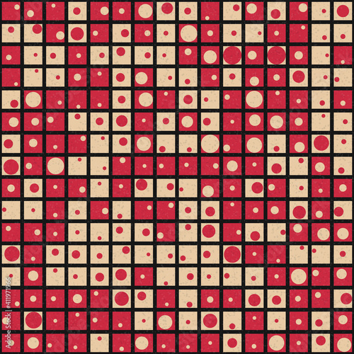 Abstract Geometric Pattern generative computational art illustration