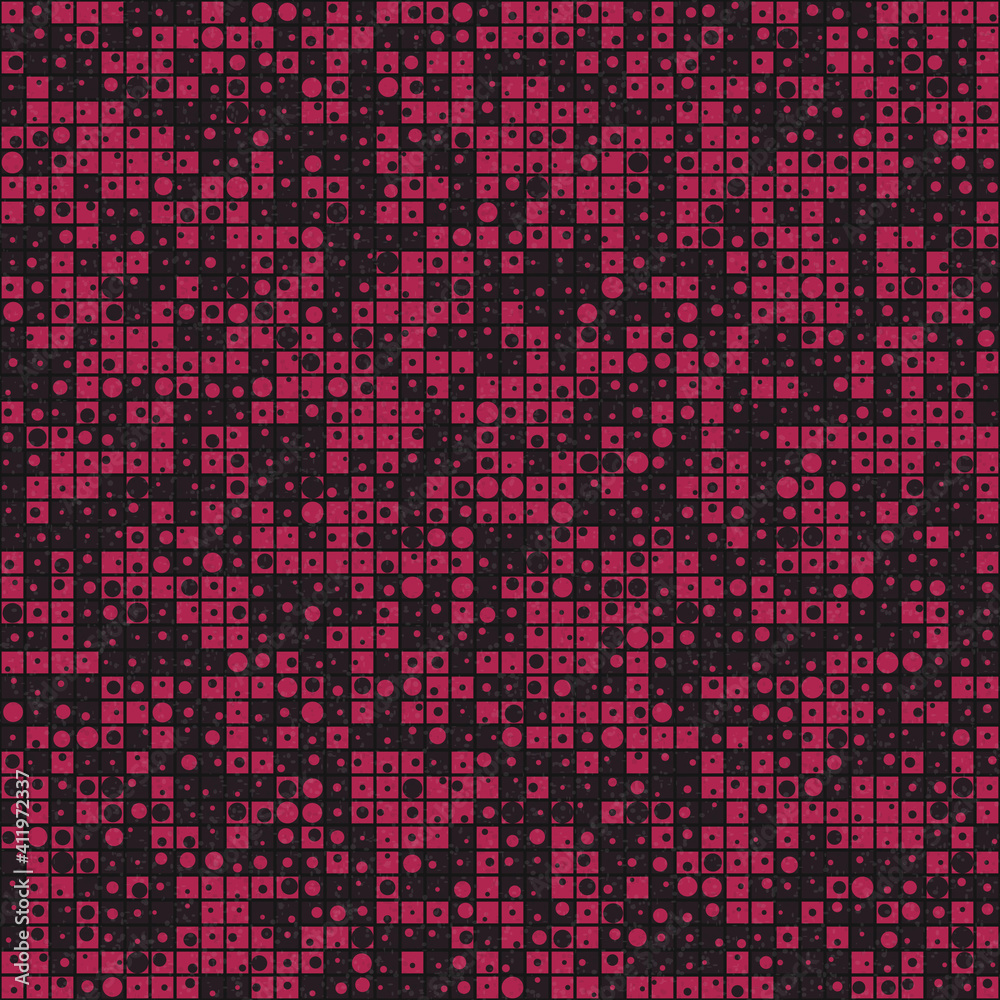 Abstract Geometric Pattern generative computational art illustration