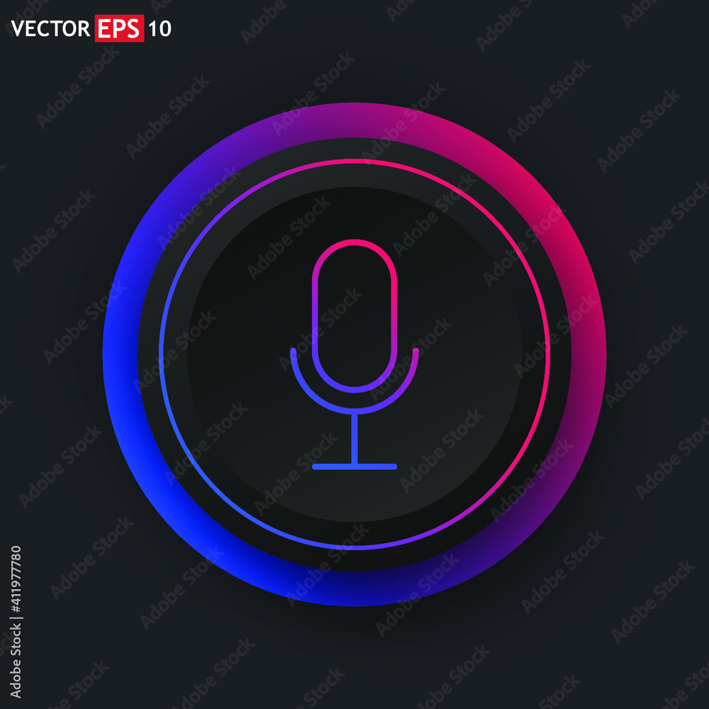 Microphone Retro Vocal Radio Equipment Vector. Microphone Retro Vocal Radio Equipment Vector.