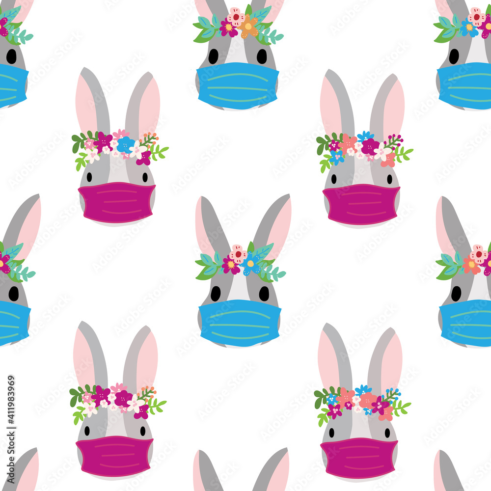 Seamless pattern with sheep on green background. Repeating kids vector background. Cute animal lamb illustration and flowers for fabric, textile, wrapping paper. Vector illustration. Seamless pattern with sheep on green background. Repeating kids vector background. Cute animal lamb illustration and flowers for fabric, textile, wrapping paper. Vector illustration.