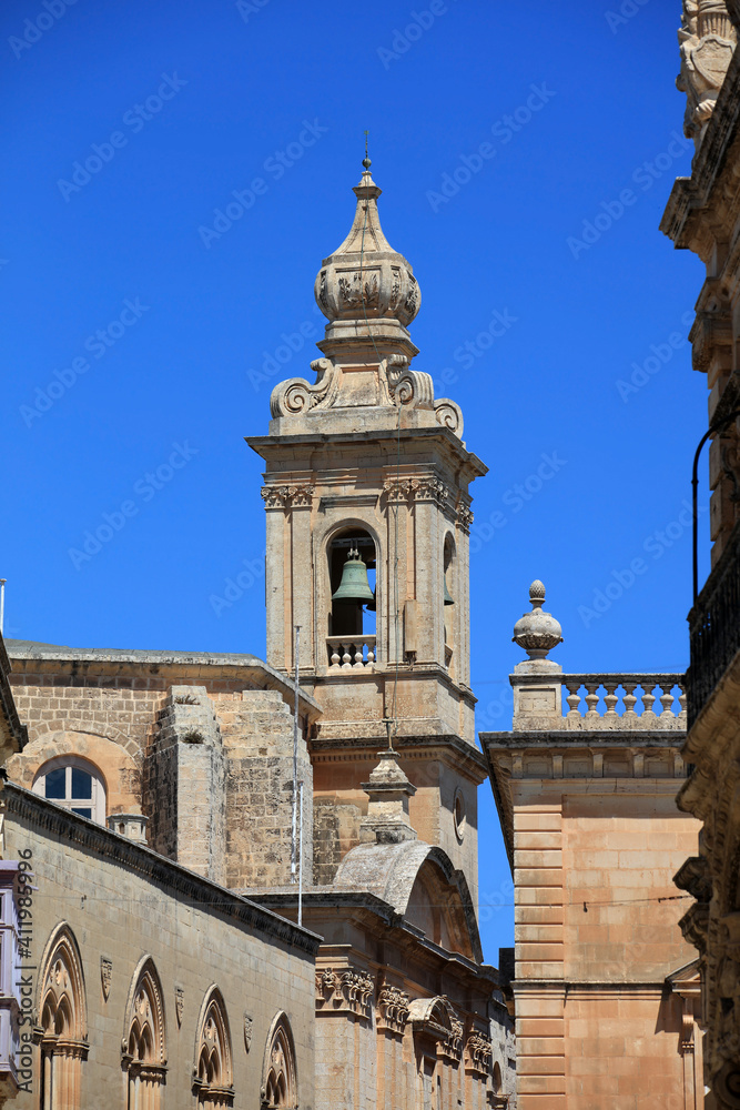 Metropolitan Cathedral of Saint Paul in Mdina. Malta