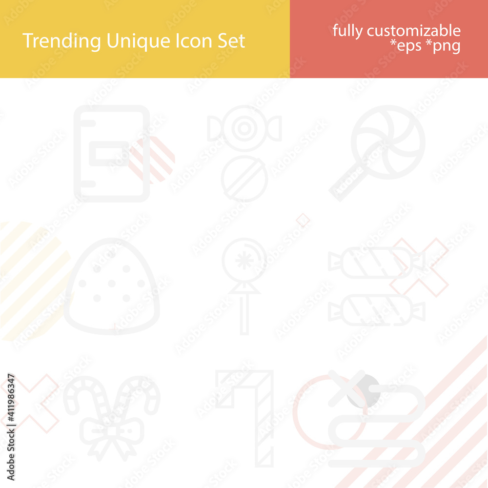 Simple set of spiral related lineal icons. Simple set of spiral related lineal icons.
