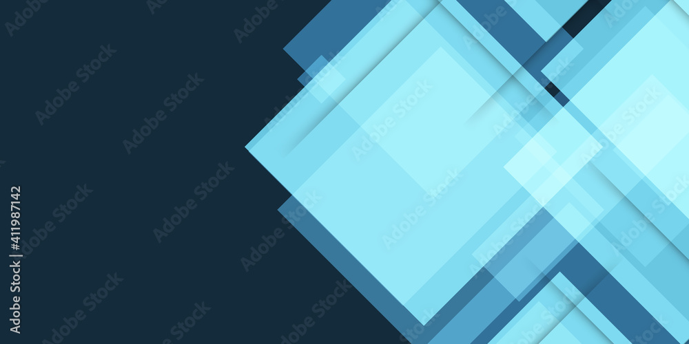 Abstract blue background with square shapes Abstract blue background with square shapes