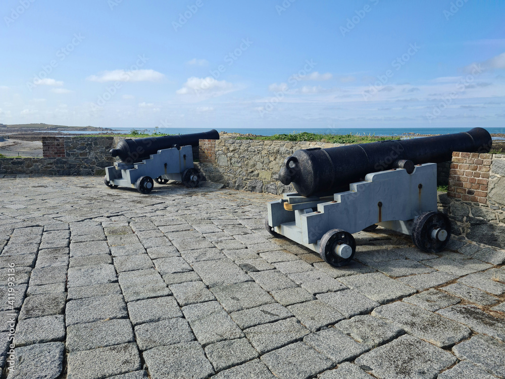 Guernsey Channel Islands, Mont Chinchon Battery